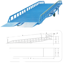 8T/10T/12T manual warehouse dock level unloading container dock ramp for sale